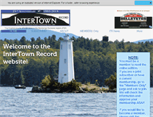 Tablet Screenshot of intertownrecord.com